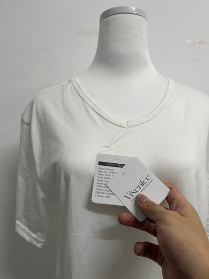 Vixenice Heavyweight Cotton Blank T-Shirt, Short Sleeve Crew Neck Tee for Heat Transfer, Classic Fit Men's T-Shirts