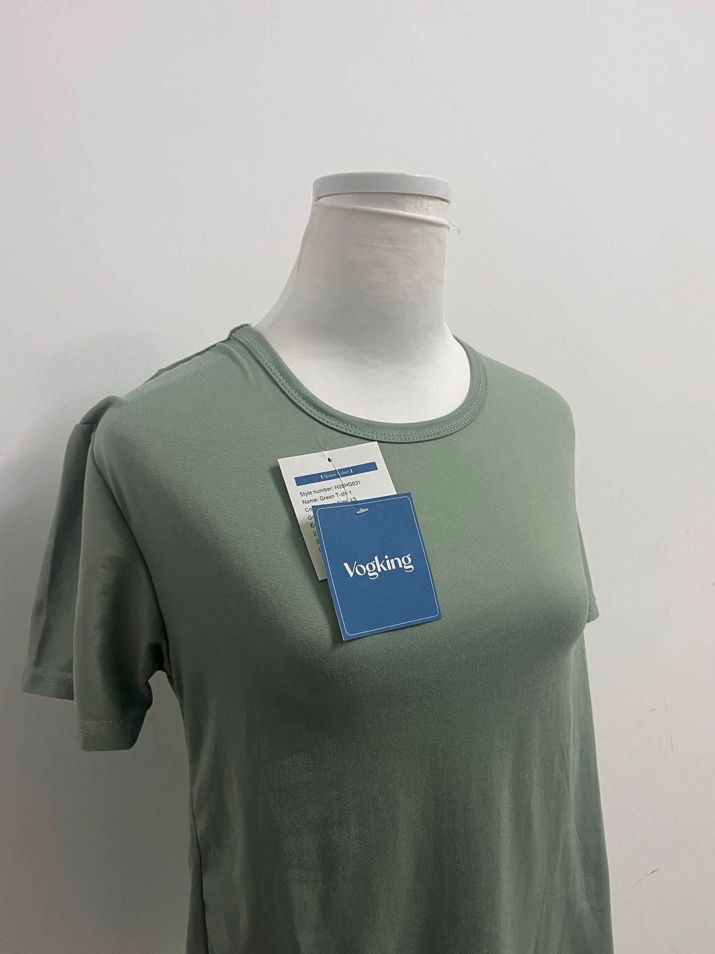 Vogking Sage Green Basic Short Sleeve T-Shirt for Women Men, Loose Fit Crew Neck T-Shirt, Soft Breathable Casual Tee Shirt for Daily Commute Streetwear Loungewear All-Season Outfit