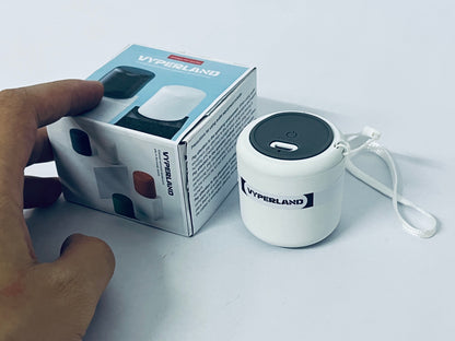 VYPERLAND Portable Wireless Bluetooth Speaker with Lanyard Mini Small Metal Speakers Bluetooth /Aux-in for phone Home Outdoor