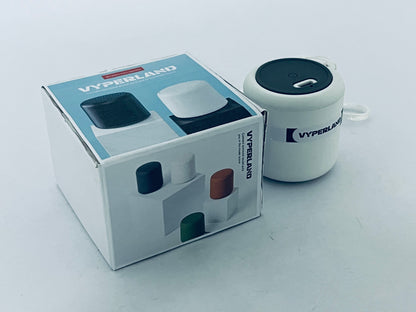 VYPERLAND Portable Wireless Bluetooth Speaker with Lanyard Mini Small Metal Speakers Bluetooth /Aux-in for phone Home Outdoor