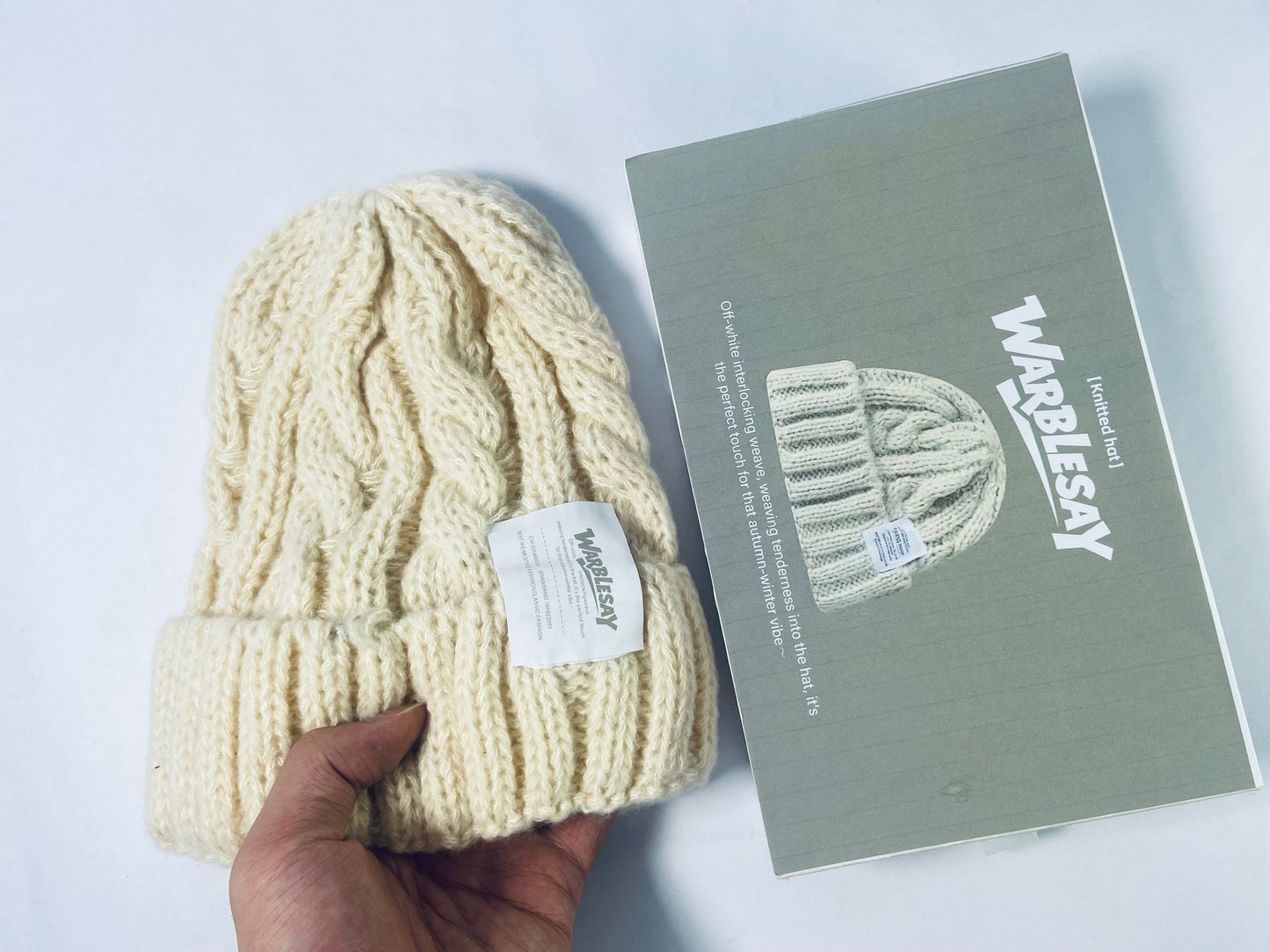 WARBLESAY Hats Womens Winter Warm Crocheted Hat