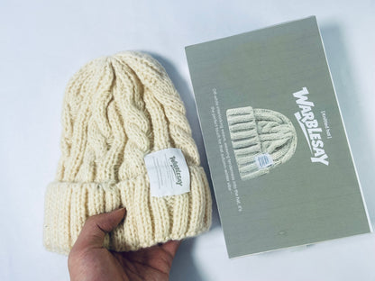 WARBLESAY Hats Womens Winter Warm Crocheted Hat