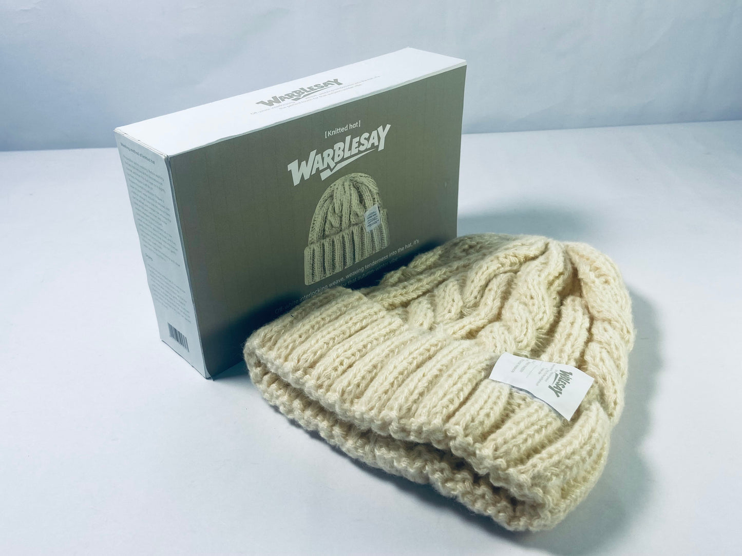 WARBLESAY Hats Womens Winter Warm Crocheted Hat