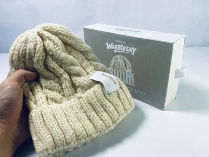 WARBLESAY Hats Womens Winter Warm Crocheted Hat