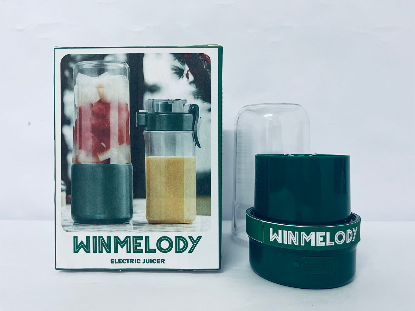 WINMELODY Portable Blender, 300ML, Blades, 22000RPM 1200MAH, Food Grade PCTG, USB Charging, Travel Blender Fruit, Vegetables, Coffee 