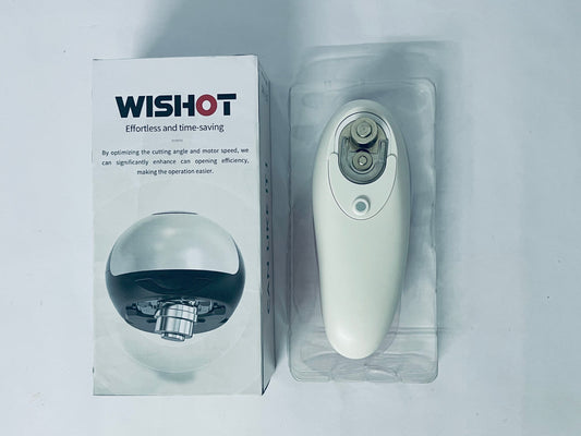WISHOT Smart Electric Can Opener - Automatic Kitchen Can/Bottle Opener