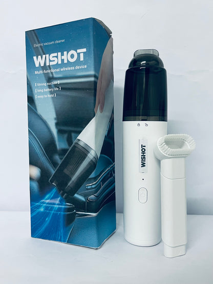 WISHOT Cordless Handheld Car Vacuum Cleaner, Cordless Handheld Dual Function Vacuum and Blower, Powerful Portable Dust Buster for Home, Car