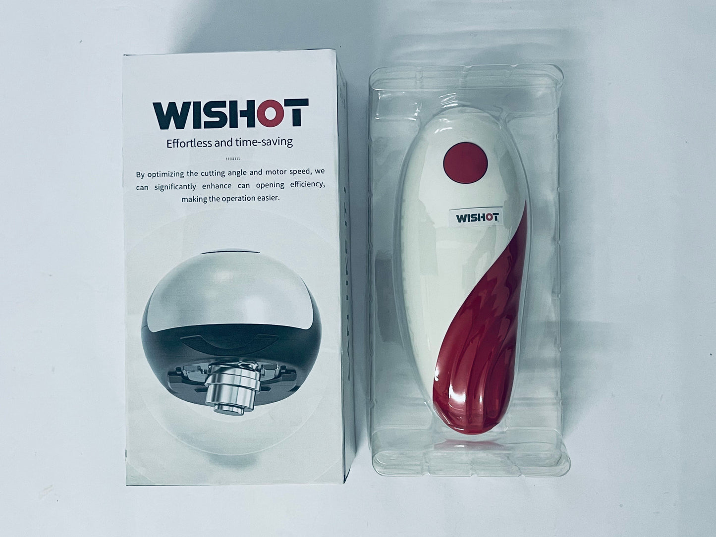 WISHOT Smart Electric Can Opener - Automatic Kitchen Can/Bottle Opener