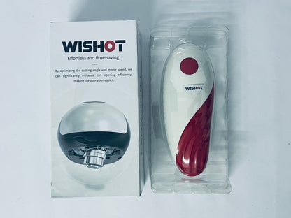 WISHOT Smart Electric Can Opener - Automatic Kitchen Can/Bottle Opener