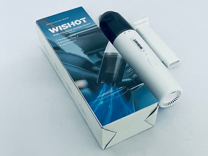 WISHOT Cordless Handheld Car Vacuum Cleaner, Cordless Handheld Dual Function Vacuum and Blower, Powerful Portable Dust Buster for Home, Car