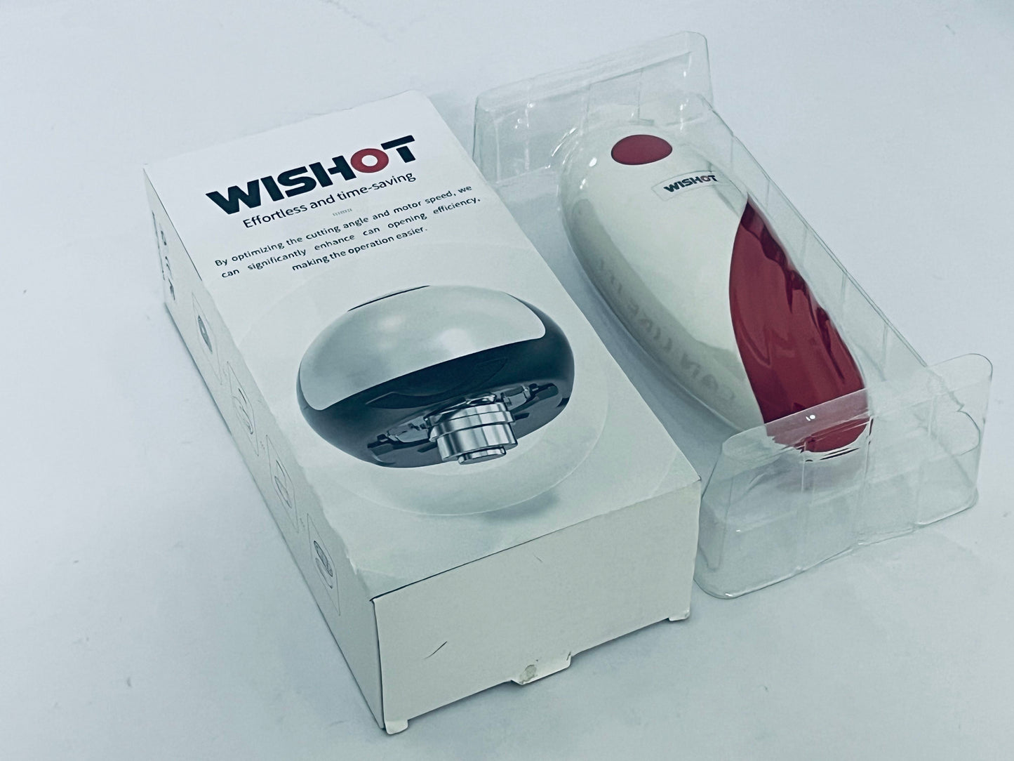 WISHOT Smart Electric Can Opener - Automatic Kitchen Can/Bottle Opener