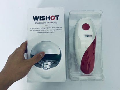 WISHOT Smart Electric Can Opener - Automatic Kitchen Can/Bottle Opener