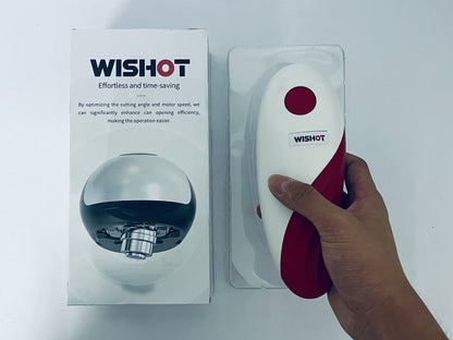 WISHOT Smart Electric Can Opener - Automatic Kitchen Can/Bottle Opener