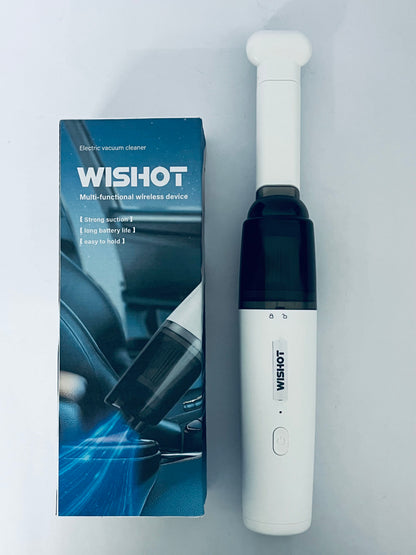 WISHOT Cordless Handheld Car Vacuum Cleaner, Cordless Handheld Dual Function Vacuum and Blower, Powerful Portable Dust Buster for Home, Car