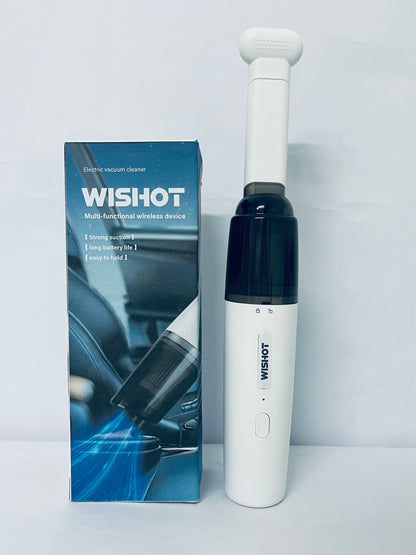 WISHOT Cordless Handheld Car Vacuum Cleaner, Cordless Handheld Dual Function Vacuum and Blower, Powerful Portable Dust Buster for Home, Car