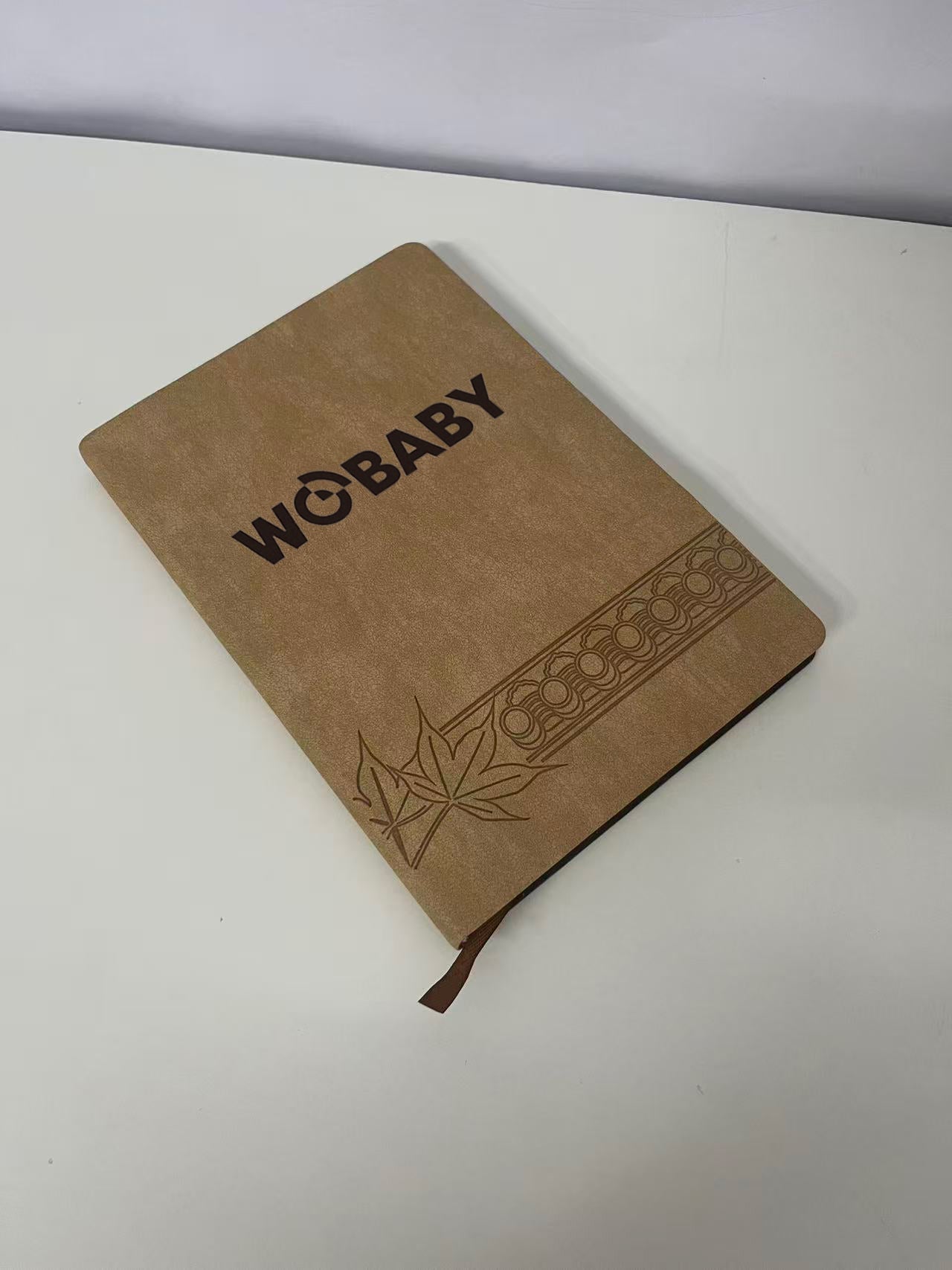 WOBABY Retro Kraft Paper Notebook Textured Writing Multi-Purpose Recording An Artistic Choice for Study and Office