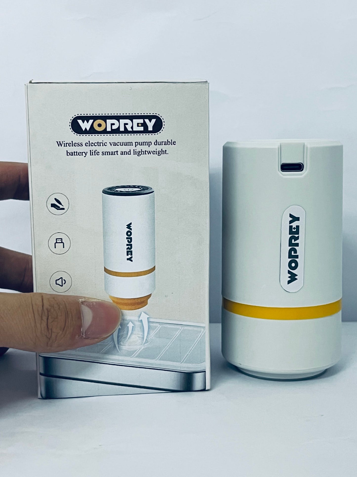 WOPREY Filament Storage Bags Vacuum Kit, High Suction Sealing, Pet Food Clothes Storage, Reusable Desiccant, Strong Water Absorption, Easy Use, Long lasting Material