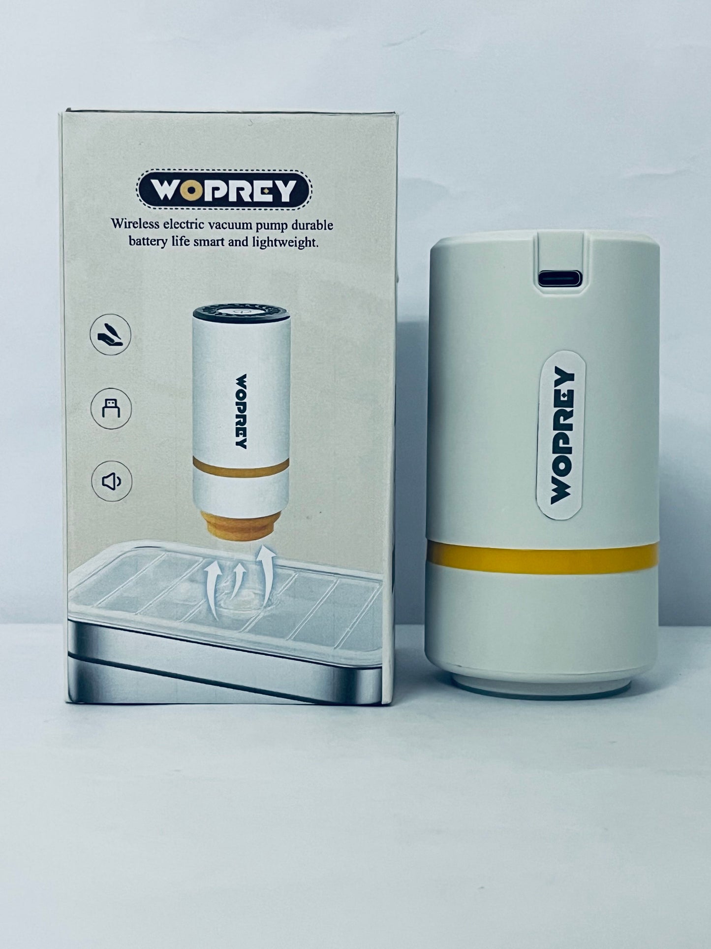 WOPREY Filament Storage Bags Vacuum Kit, High Suction Sealing, Pet Food Clothes Storage, Reusable Desiccant, Strong Water Absorption, Easy Use, Long lasting Material