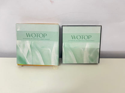 WOTOP 3-Shade Eye Shadow Palette — Matte Black + Pink + Khaki Compact (8+ Hour Wear)