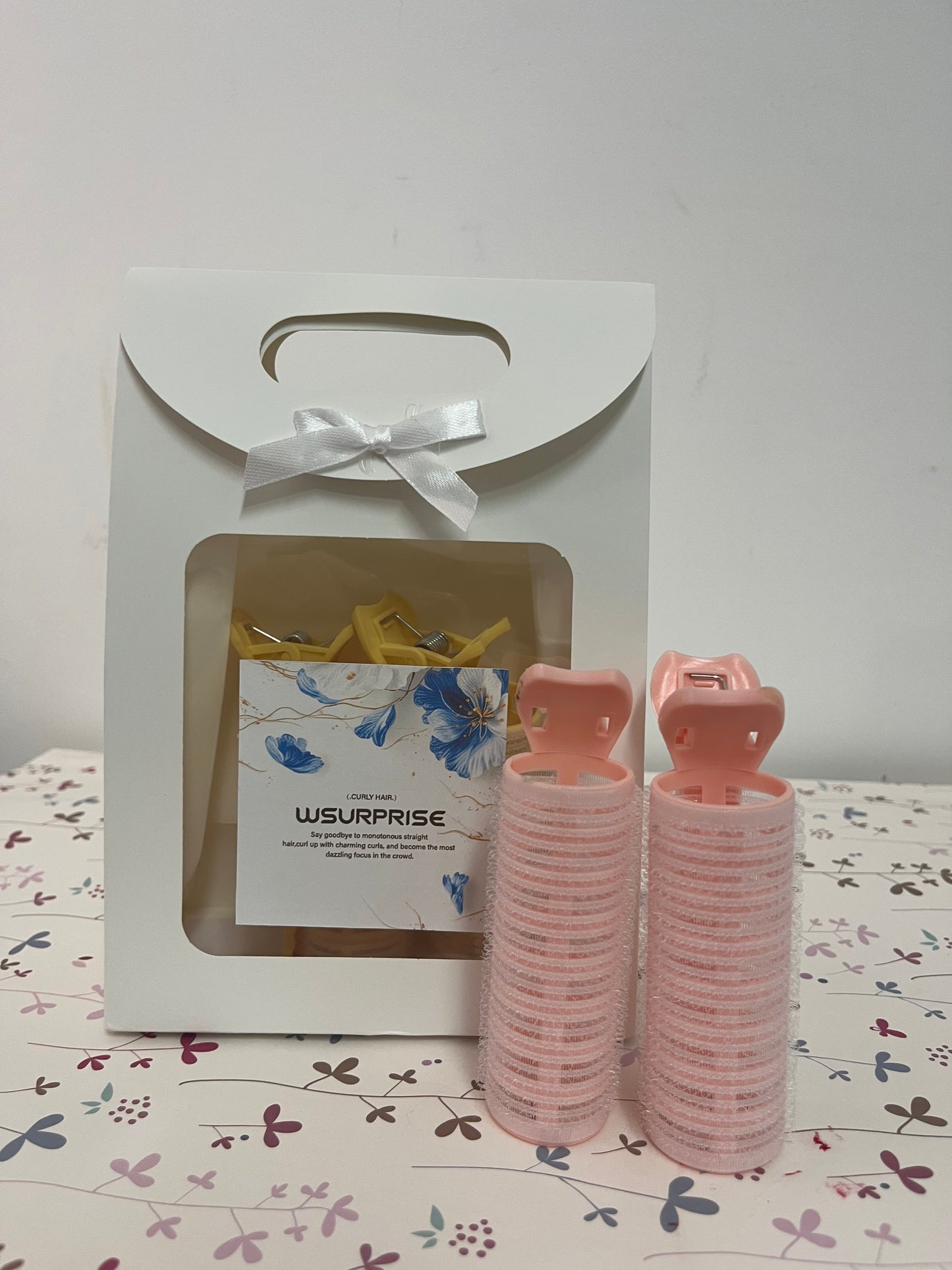 WSURPRISE Non-electric hair rollers Hair Styling Clips, No Crease Alligator Clips for Hair Styling, Root Clips for Curly Hair Volume, Volumizing Hair Clips, Styling Accessories for Women Girls (Pink A)