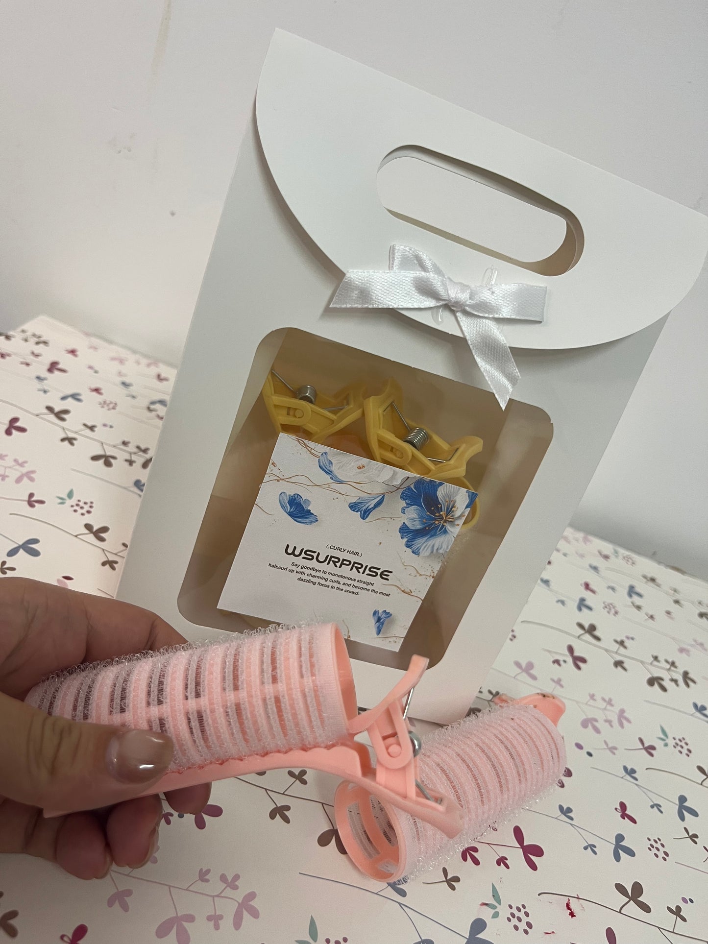 WSURPRISE Non-electric hair rollers Hair Styling Clips, No Crease Alligator Clips for Hair Styling, Root Clips for Curly Hair Volume, Volumizing Hair Clips, Styling Accessories for Women Girls (Pink A)