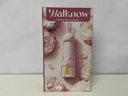 [Walknow Umbrellas]——Capsule 5-Fold Umbrella - Mini Portable Sun & Rain Umbrella