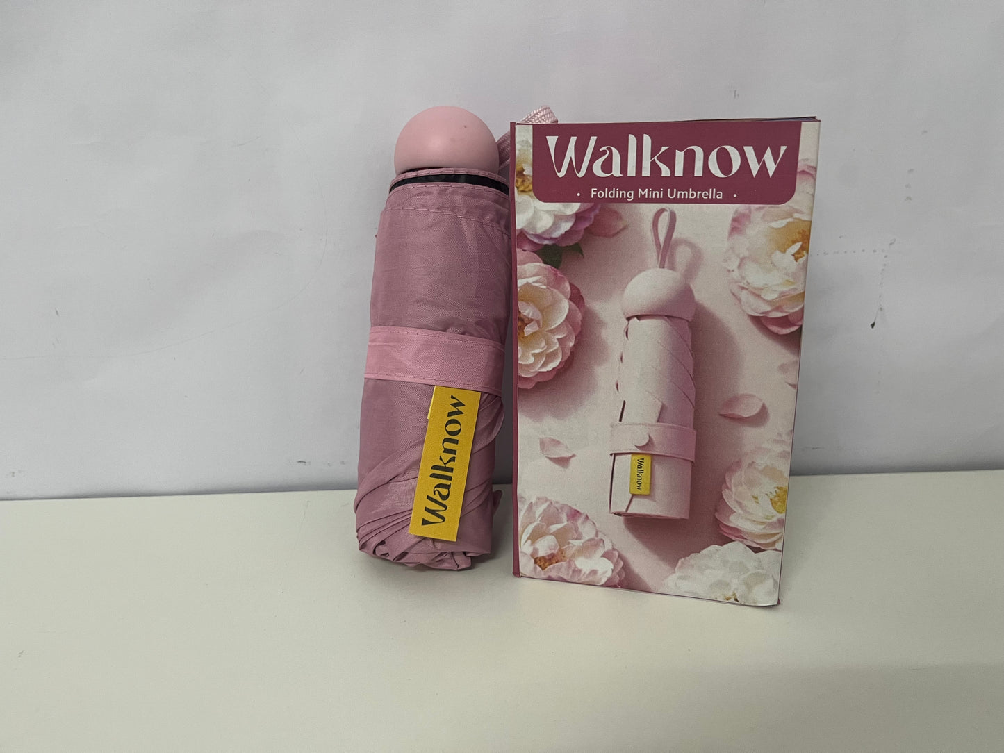 [Walknow Umbrellas]——Capsule 5-Fold Umbrella - Mini Portable Sun & Rain Umbrella