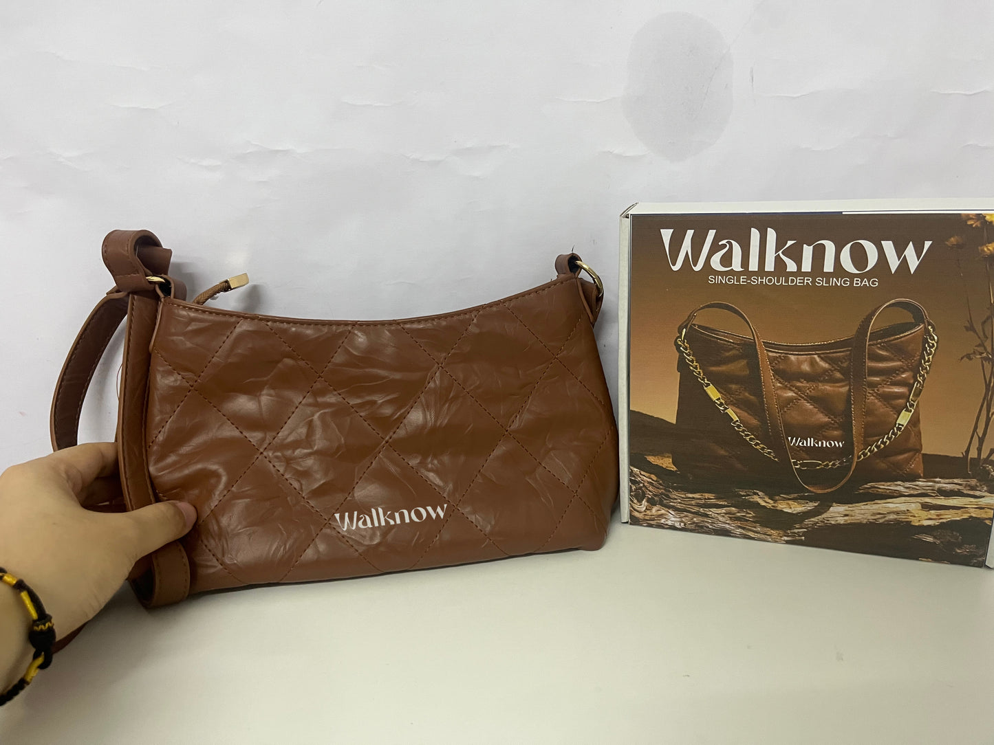[Walknow Ladies' handbags]——Vintage Quilted Armpit Bag - Large Capacity Commuter Shoulder Bag