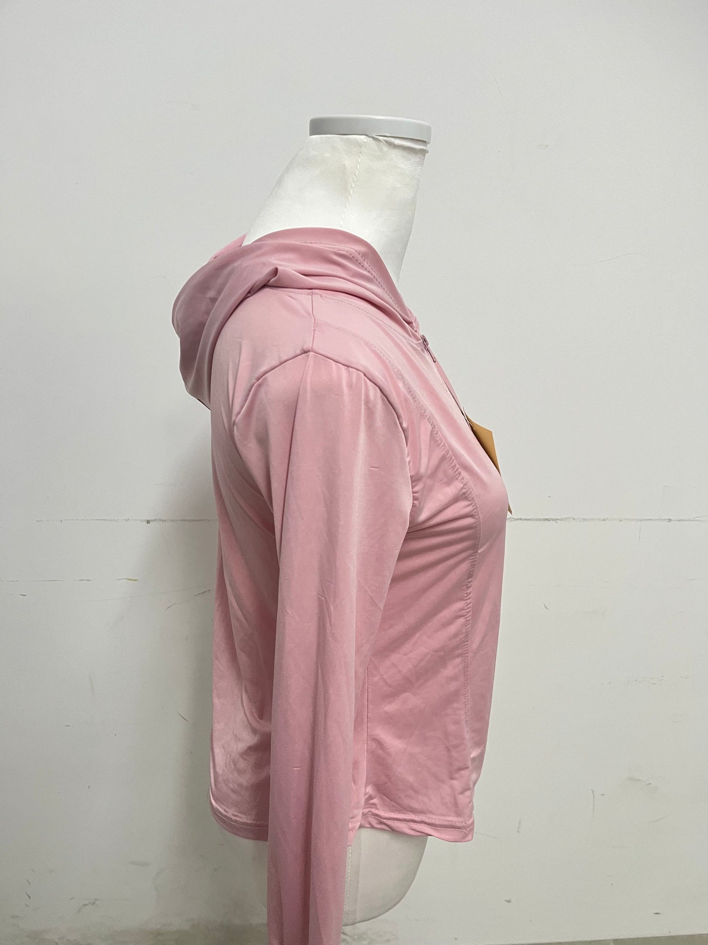 Wantiger Pink Hooded Sports Jacket Light & Breathable Stylish & Versatile A Dynamic Choice for Sports and Leisure