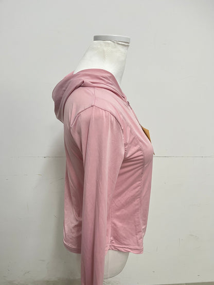 Wantiger Pink Hooded Sports Jacket Light & Breathable Stylish & Versatile A Dynamic Choice for Sports and Leisure