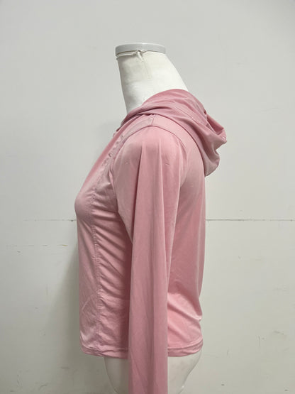 Wantiger Pink Hooded Sports Jacket Light & Breathable Stylish & Versatile A Dynamic Choice for Sports and Leisure