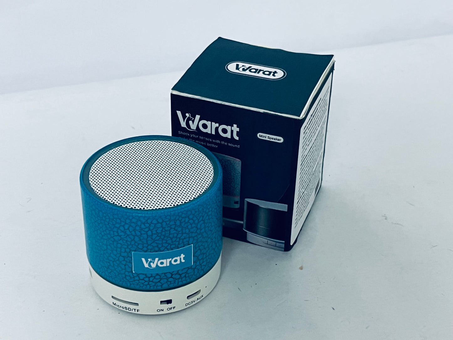 Warat Portable Mini Speaker, Super Bass Stereo Rechargeable Speaker