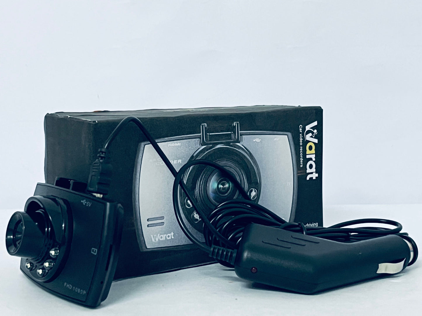 Warat Driving Recorder, Car DVR Camera with Touch Screen Built in Microphone, Front and Rear Video Recorder, Vehicle Camera System
