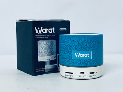 Warat Portable Mini Speaker, Super Bass Stereo Rechargeable Speaker