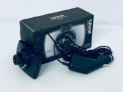 Warat Driving Recorder, Car DVR Camera with Touch Screen Built in Microphone, Front and Rear Video Recorder, Vehicle Camera System