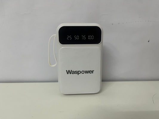 Waspower Digital Display Large-Capacity Portable Power Bank Travel Essential for Uninterrupted Battery Life