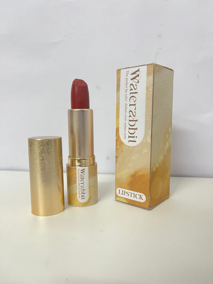 【Waterabbit Sparkling Gold Matte Lipstick】—— Luxe Color That Defines Your Unique Aura