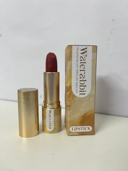 【Waterabbit Sparkling Gold Matte Lipstick】—— Luxe Color That Defines Your Unique Aura