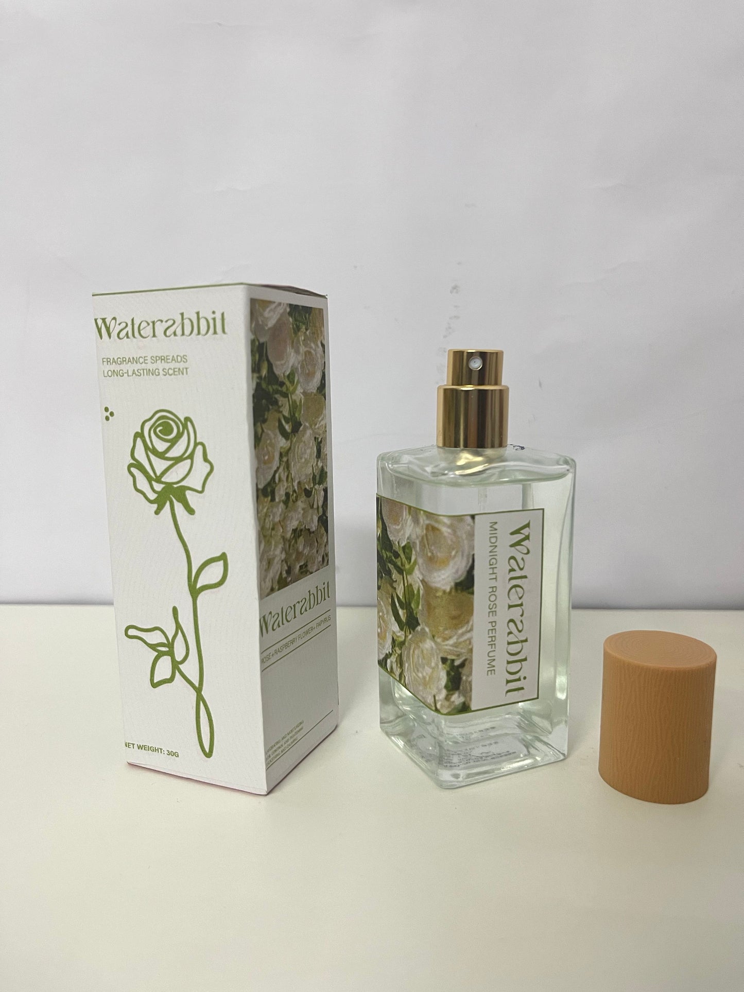 【Waterabbit Midnight Rose Perfume】—— Enchanting Floral Scent That Lingers