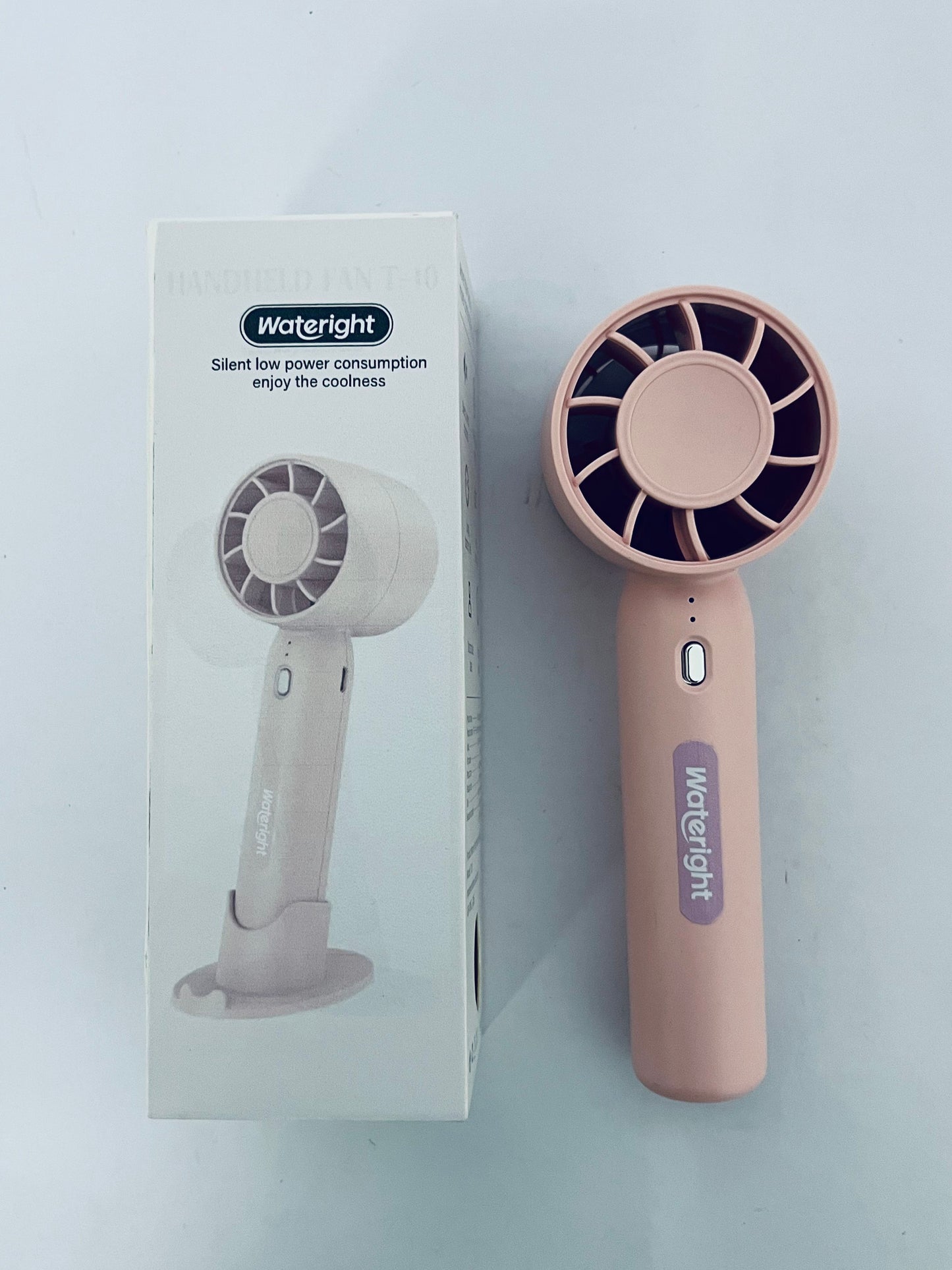 Wateright Electric fans Mini Handheld Fan,Portable Fan Rechargeable with 4 Speeds,Travel Essential Summer Accessory for Women: Hand fan for, Makeup, Eyelash, and Face Cooling