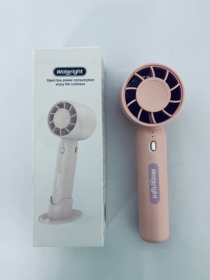Wateright Electric fans Mini Handheld Fan,Portable Fan Rechargeable with 4 Speeds,Travel Essential Summer Accessory for Women: Hand fan for, Makeup, Eyelash, and Face Cooling