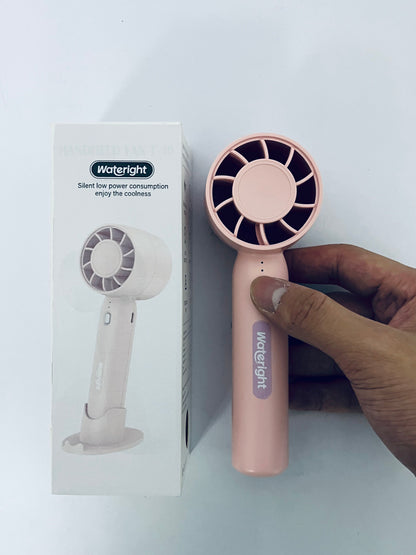Wateright Electric fans Mini Handheld Fan,Portable Fan Rechargeable with 4 Speeds,Travel Essential Summer Accessory for Women: Hand fan for, Makeup, Eyelash, and Face Cooling