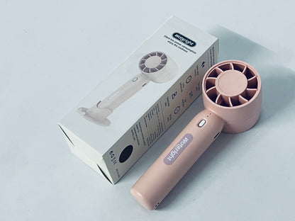 Wateright Electric fans Mini Handheld Fan,Portable Fan Rechargeable with 4 Speeds,Travel Essential Summer Accessory for Women: Hand fan for, Makeup, Eyelash, and Face Cooling