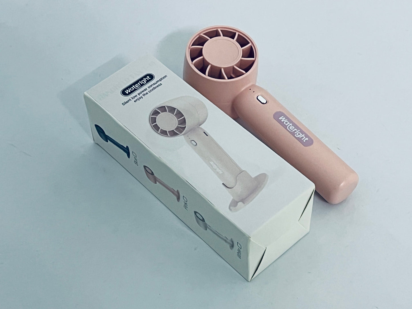 Wateright Electric fans Mini Handheld Fan,Portable Fan Rechargeable with 4 Speeds,Travel Essential Summer Accessory for Women: Hand fan for, Makeup, Eyelash, and Face Cooling