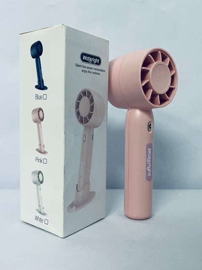 Wateright Electric fans Mini Handheld Fan,Portable Fan Rechargeable with 4 Speeds,Travel Essential Summer Accessory for Women: Hand fan for, Makeup, Eyelash, and Face Cooling