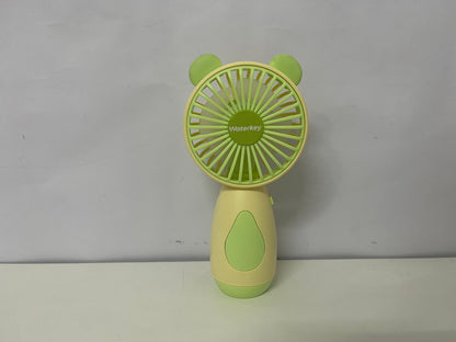 [Waterkey Electric fans]——Cute Bear Handheld Mini Fan - Portable Rechargeable Fan