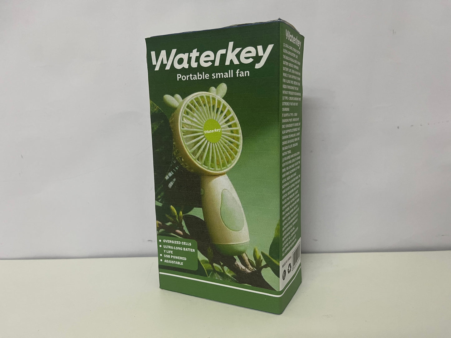 [Waterkey Electric fans]——Cute Bear Handheld Mini Fan - Portable Rechargeable Fan