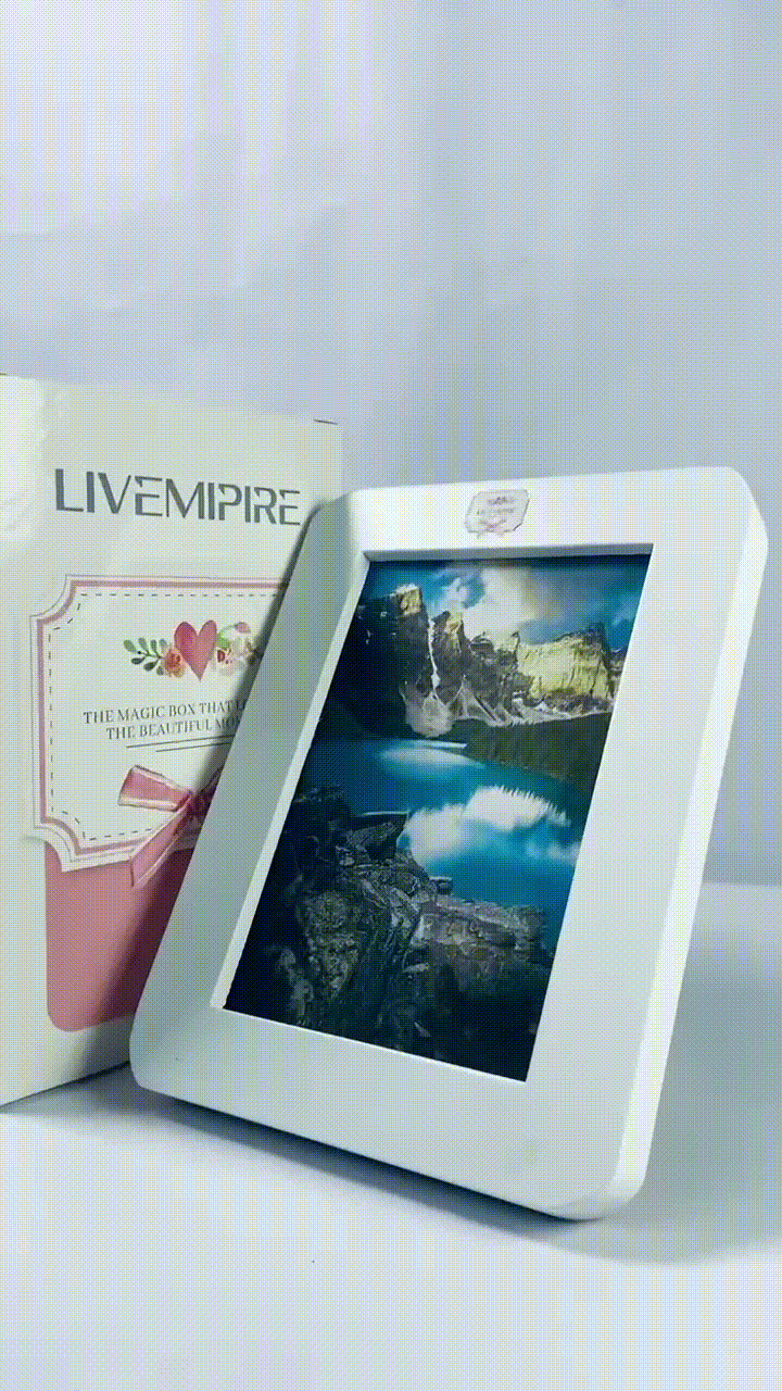 LIVEMIPIRE Picture frames [not of precious metal] Diy Pvc Photo Frames 6 Inch Frames for Locker Fridge Bright Beautiful Decor