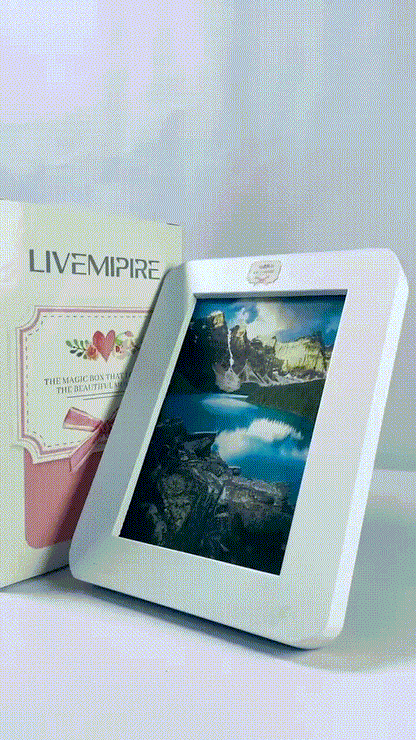 LIVEMIPIRE Picture frames [not of precious metal] Diy Pvc Photo Frames 6 Inch Frames for Locker Fridge Bright Beautiful Decor