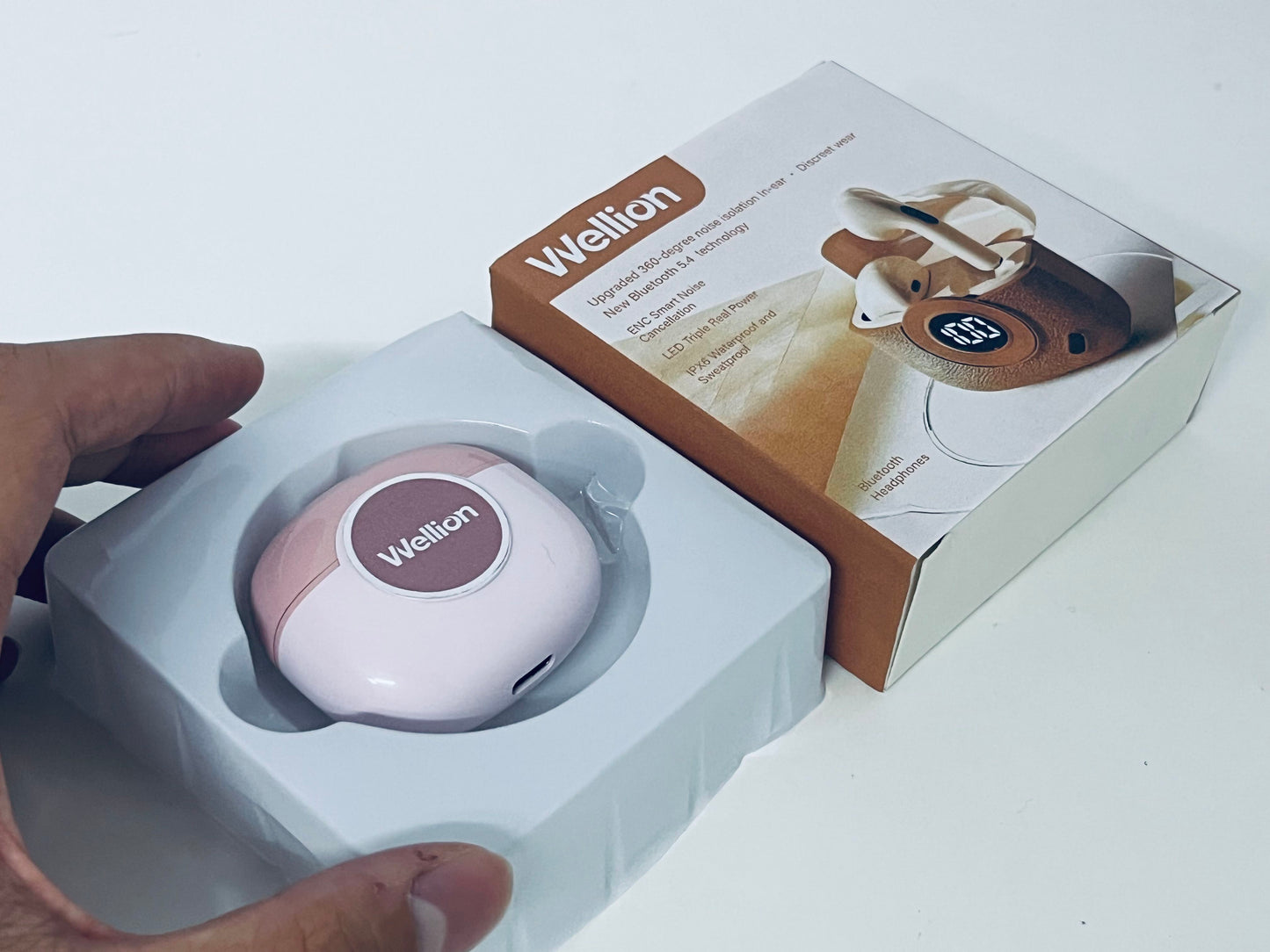 Wellion Light Enjoy True Wireless Bluetooth Headphones Exquisite & Portable Audio Item